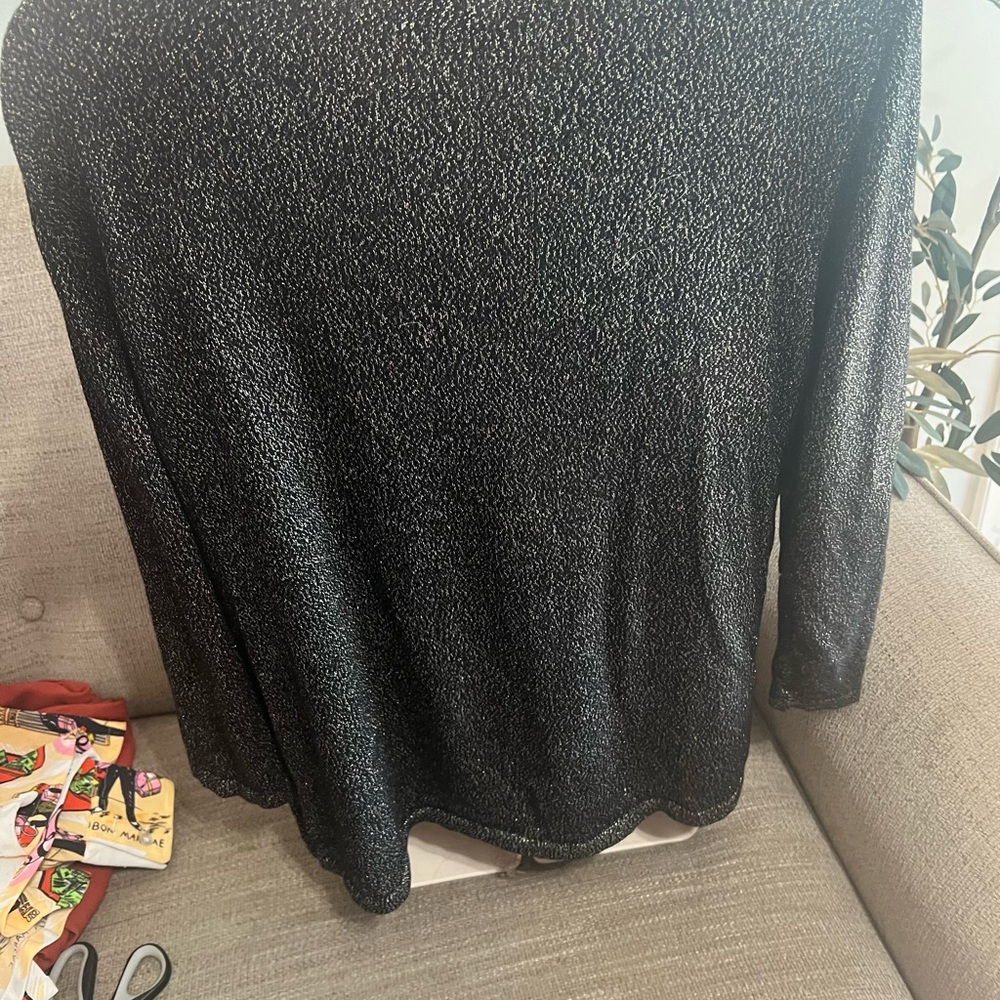 Ruby Rd Embellished and Metallic Metallic Thread Top Size‎ M - Picture 3 of 4